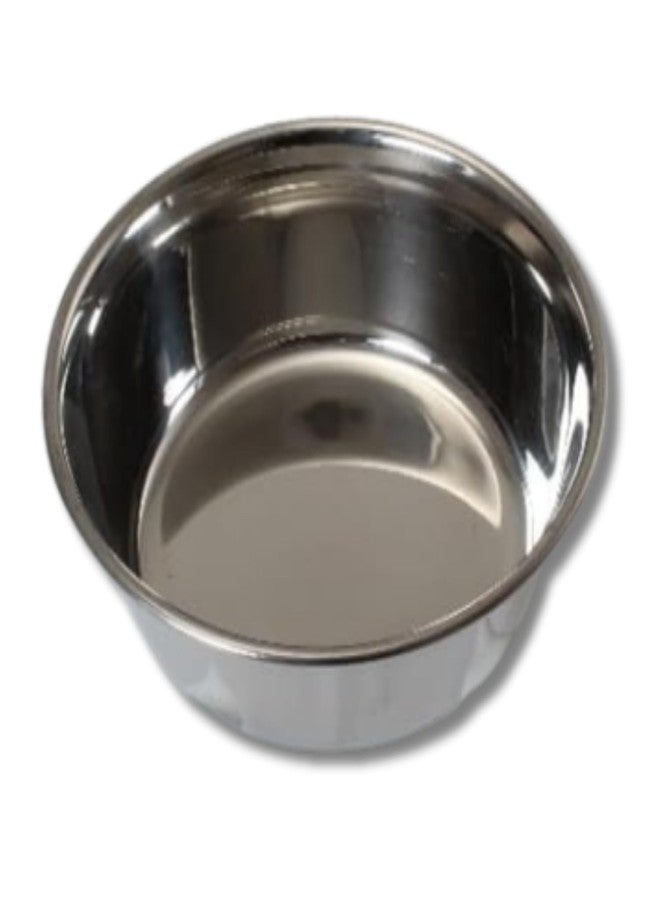 PLUMM Get Plumm Stainless Steel Pet Bowl for Dogs Feeding Bowl Bowlers Dog Food | Pet Bowl for Cat Big Size | Basic Pet Bowls for Dogs Large | 3D Printed Anti-Skid Rubber Base Water Food | Easy to Clean - Image 1